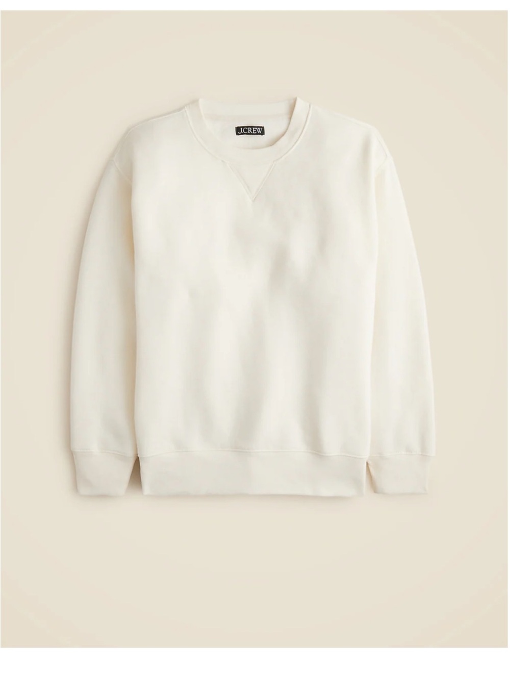 NWOT! Heritage fleece oversized crewneck sweatshirt - 2X ivory